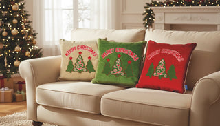Cuscino Ciniglia Merry Christmas