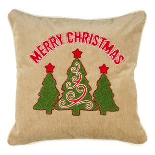 Cuscino Ciniglia Merry Christmas