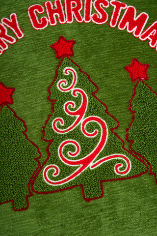 Cuscino Ciniglia Merry Christmas