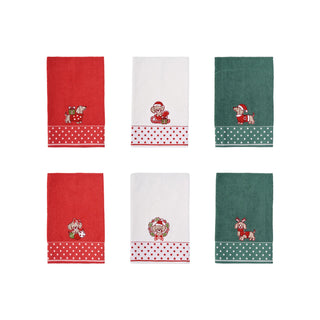 Set 6 Strofinacci Pois Xmas