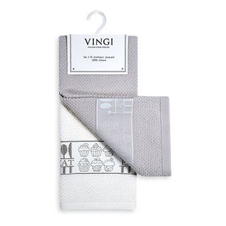 Set 2 Strofinacci Moka