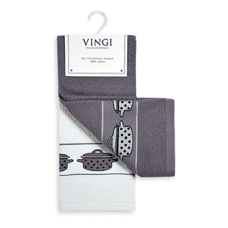 Set 2 Strofinacci Moka