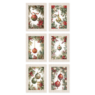 Set 6 Strofinacci Tiffany Xmas 05
