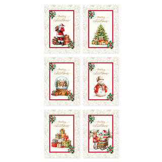 Set 6 Strofinacci Tiffany Xmas 07