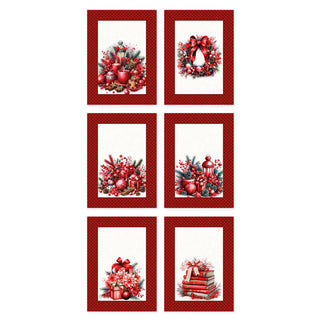 Set 6 Strofinacci Tiffany Xmas 09